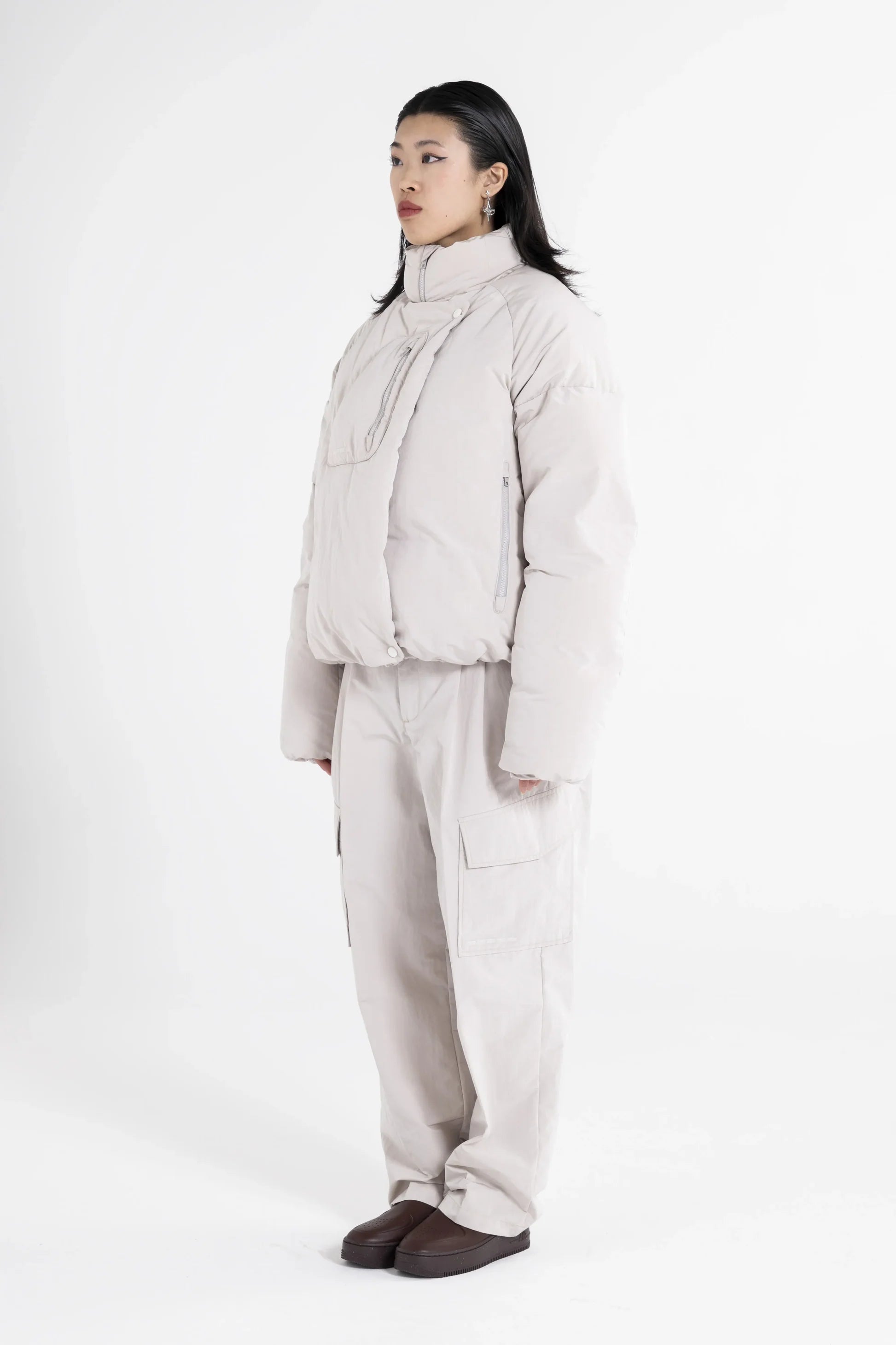 Silt down jacket  silver cloud