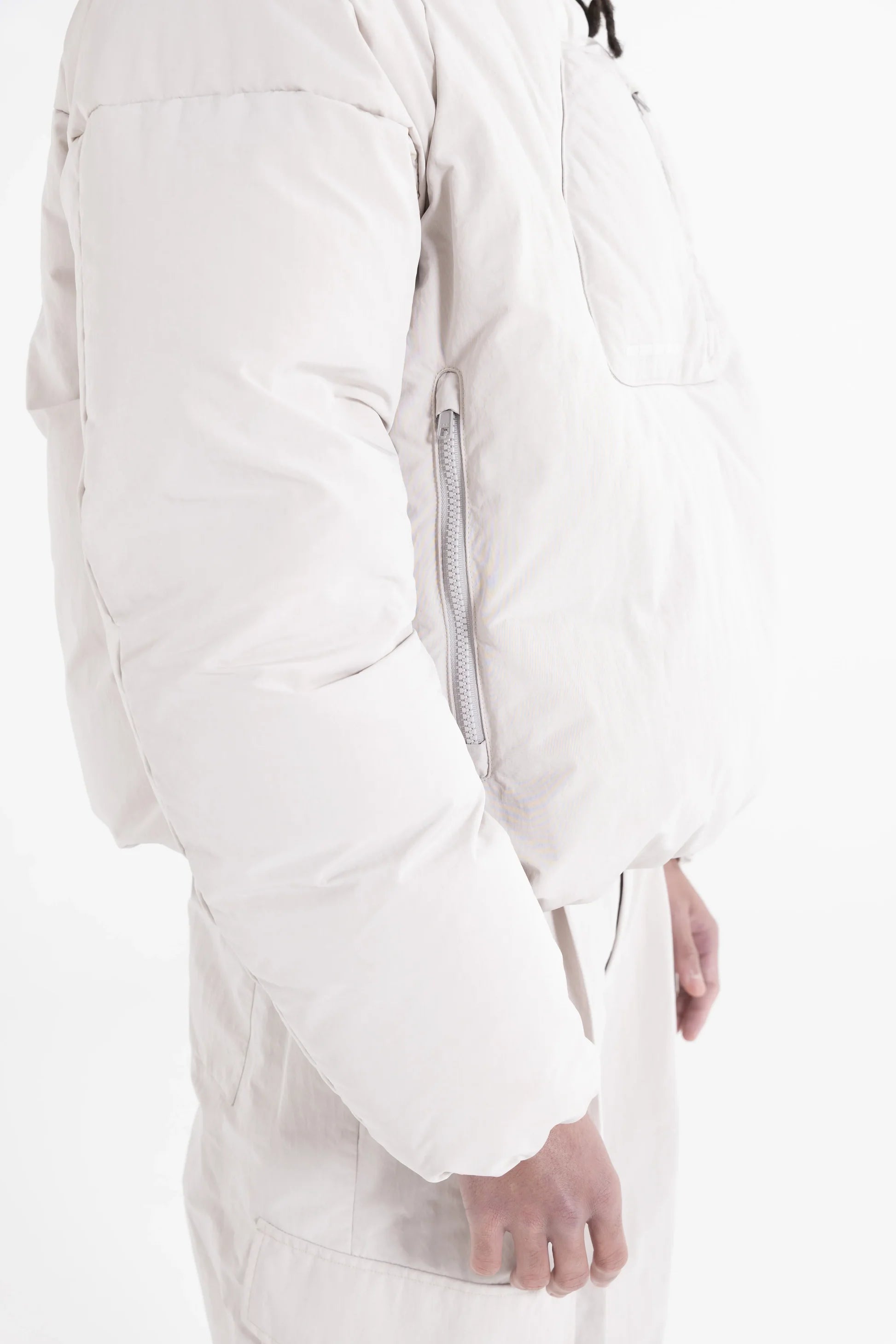 Silt down jacket  silver cloud