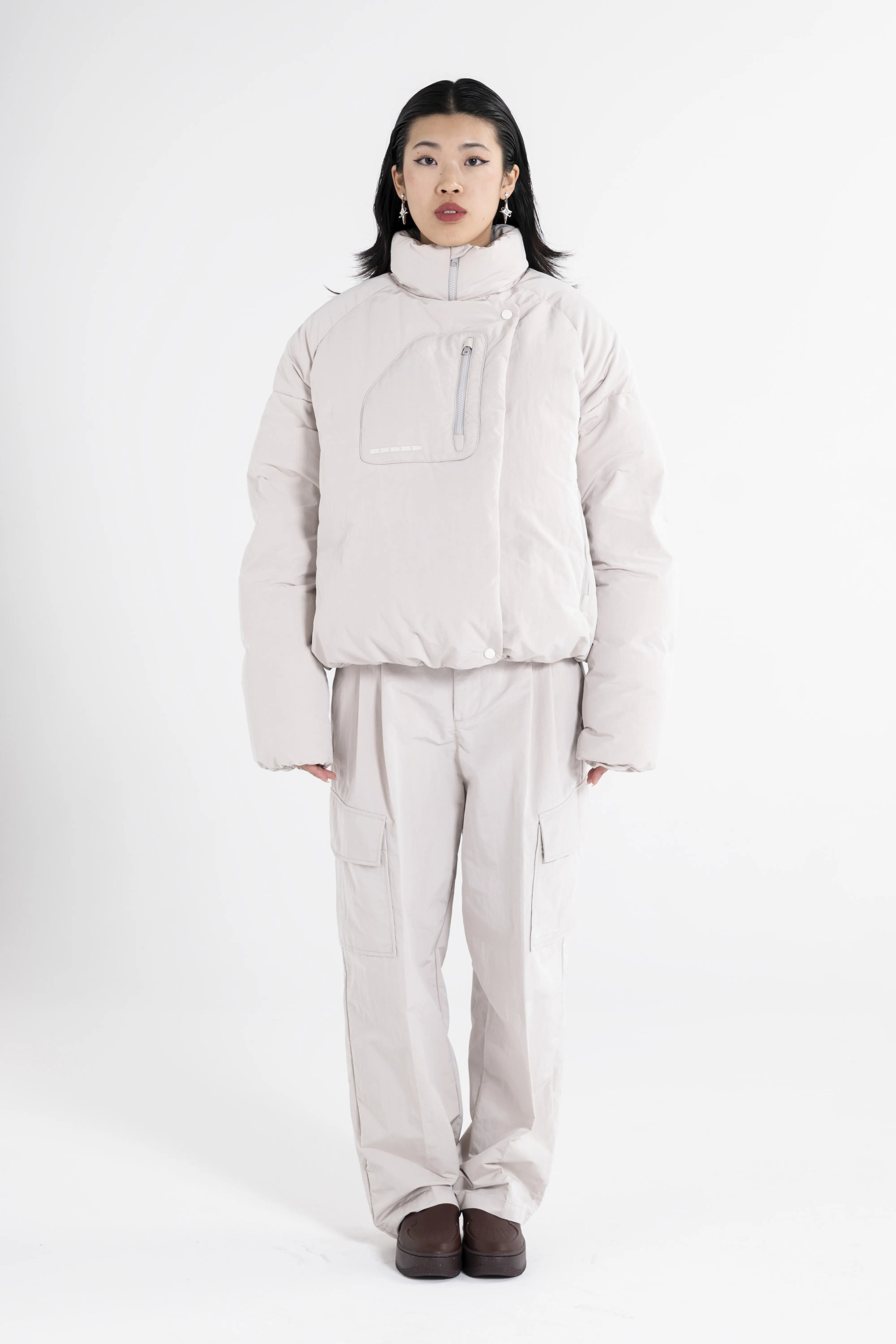 Silt down jacket  silver cloud